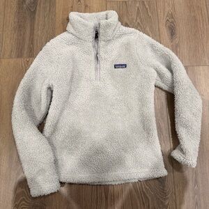 Patagonia Gray Los Gatos Fleece quarter zip Pullover S